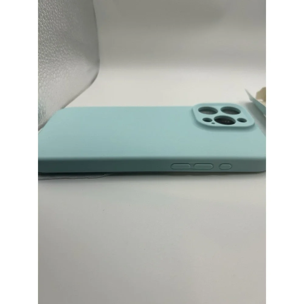 SUW Compatible with iPhone 16 Pro Max Case, Light Blue [2 Screen Protectors]